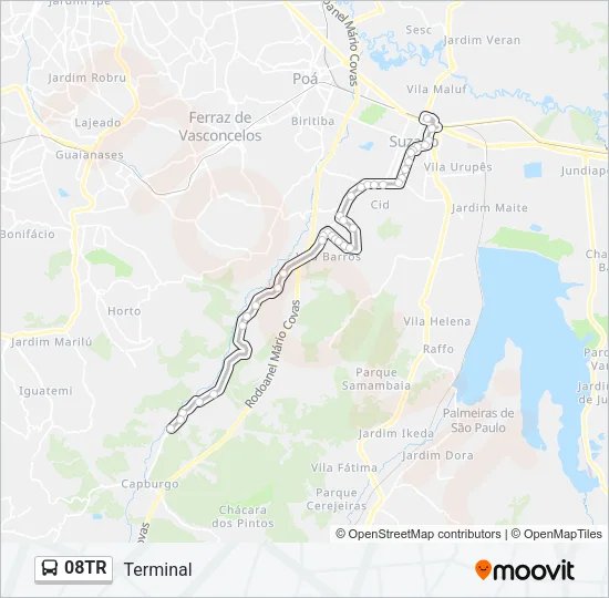 08TR Bus Line Map