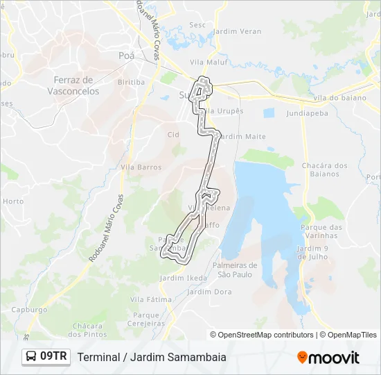 09TR Bus Line Map