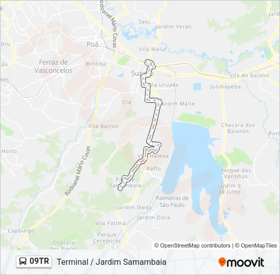 09TR Bus Line Map