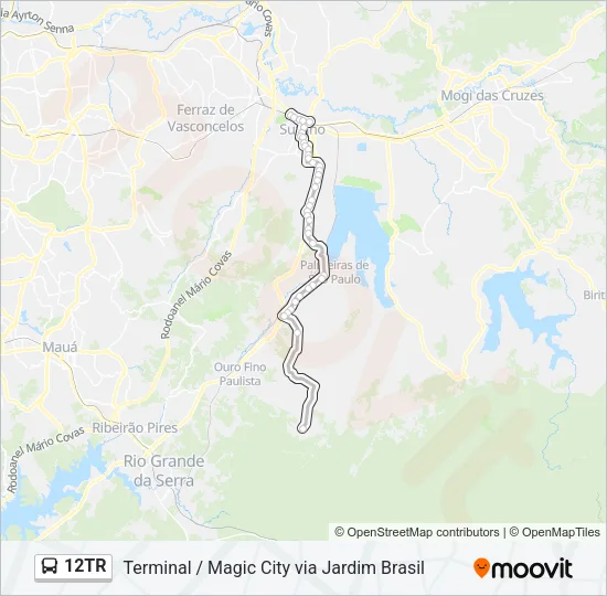 12TR Bus Line Map