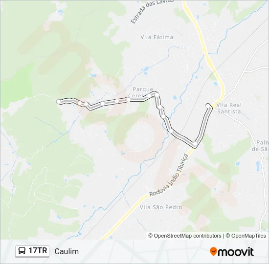 17TR Bus Line Map