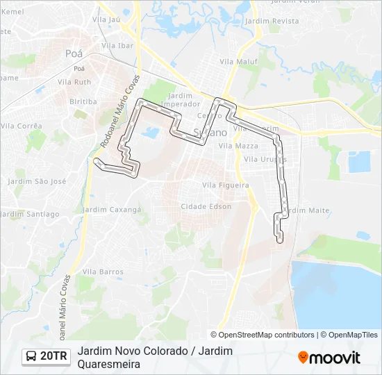 20TR Bus Line Map