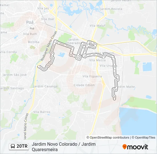 20TR Bus Line Map