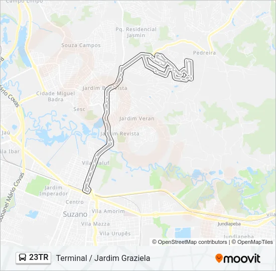 23TR Bus Line Map