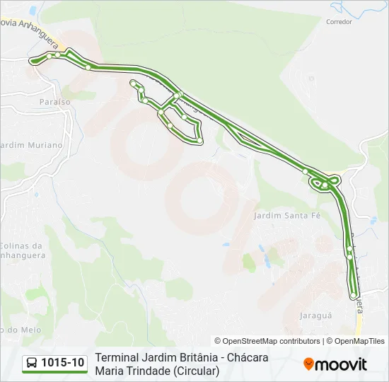 1015-10 Bus Line Map