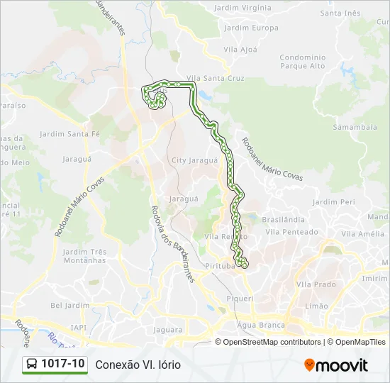 1017-10 Bus Line Map