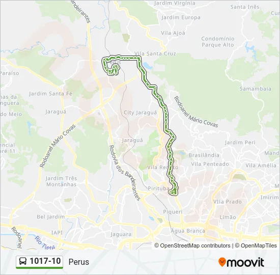1017-10 Bus Line Map