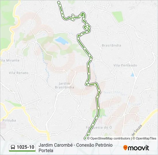 1025-10 Bus Line Map