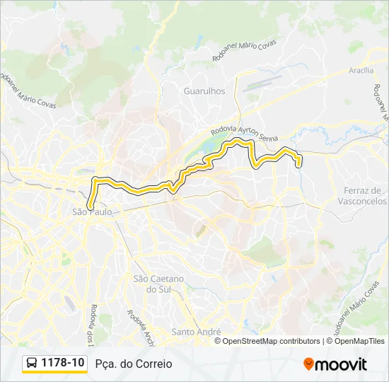 1178-10 Bus Line Map