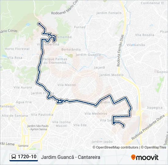 1720-10 Bus Line Map