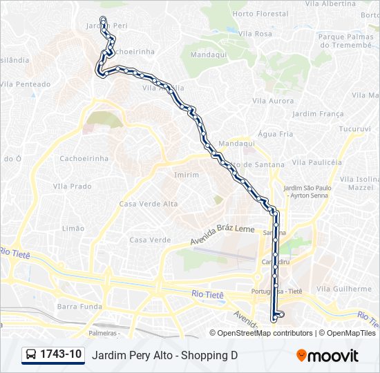 Avenida Brasil, 1722 parada - Rotas, horários e tarifas