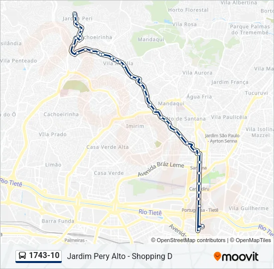 1743-10 Bus Line Map