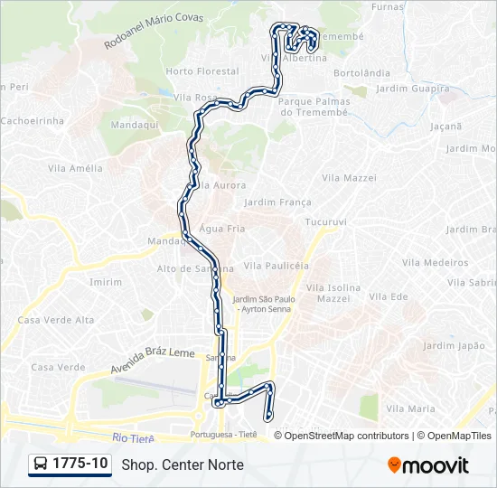 1775-10 Bus Line Map