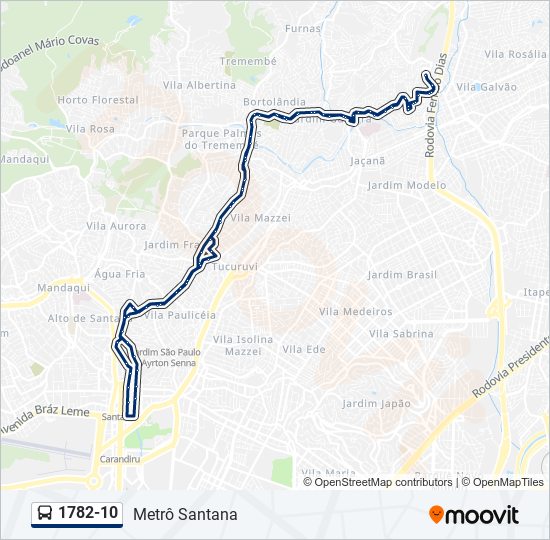 1782-10 bus Line Map