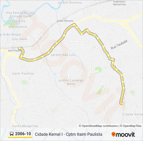 2006-10 Bus Line Map