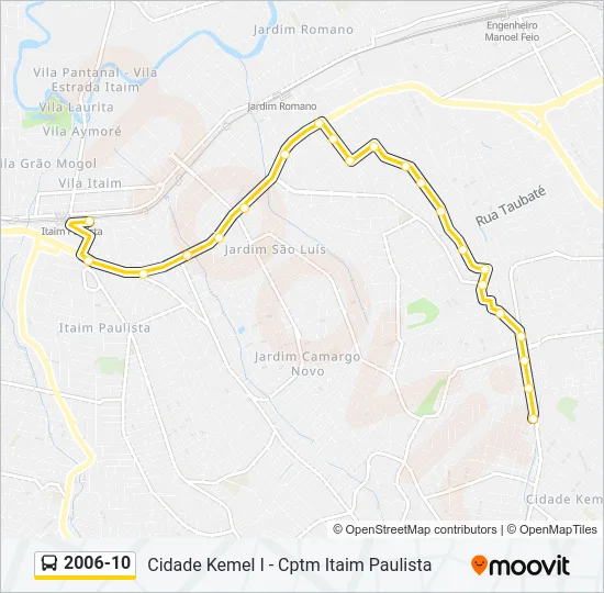 2006-10 Bus Line Map