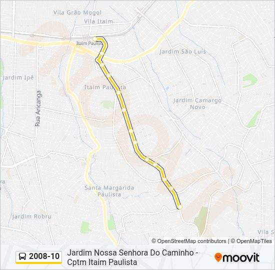 2008-10 bus Line Map