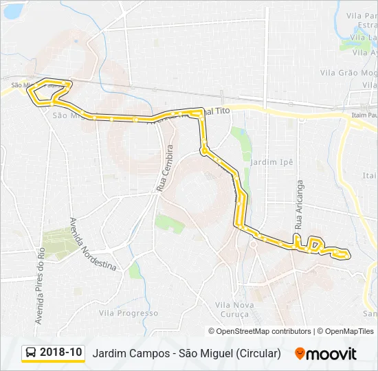 2018-10 Bus Line Map