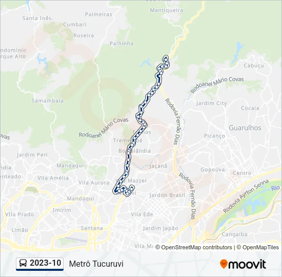 2023-10 Bus Line Map