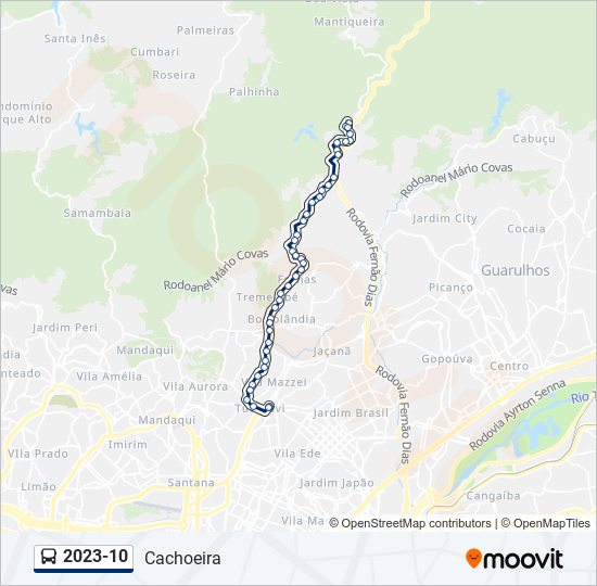 2023-10 bus Line Map