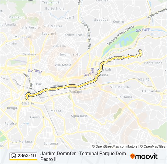 2363-10 bus Line Map