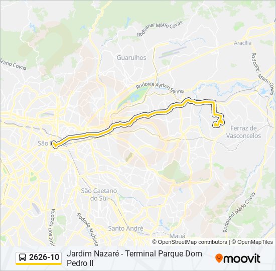 2626-10 bus Line Map