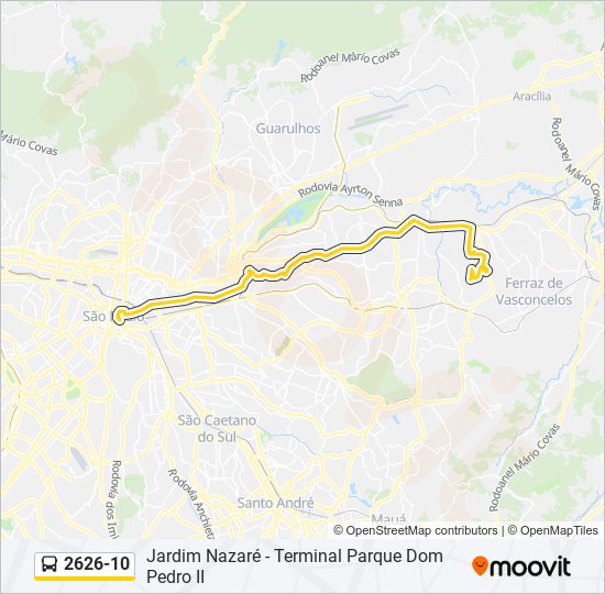 2626-10 bus Line Map
