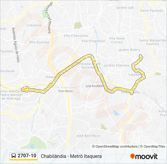 2707-10 Bus Line Map