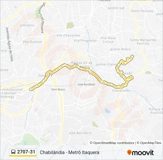 2707-31 Bus Line Map