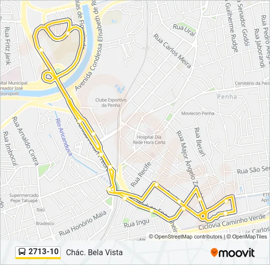 2713-10 Bus Line Map