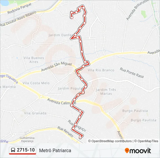 2715-10 Bus Line Map