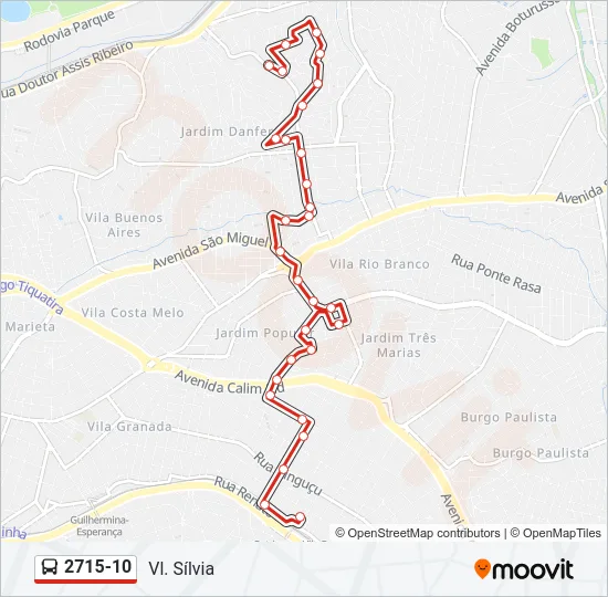 2715-10 Bus Line Map