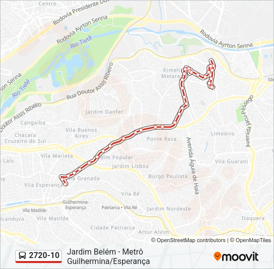2720-10 Bus Line Map