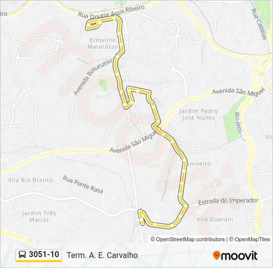3051-10 Bus Line Map