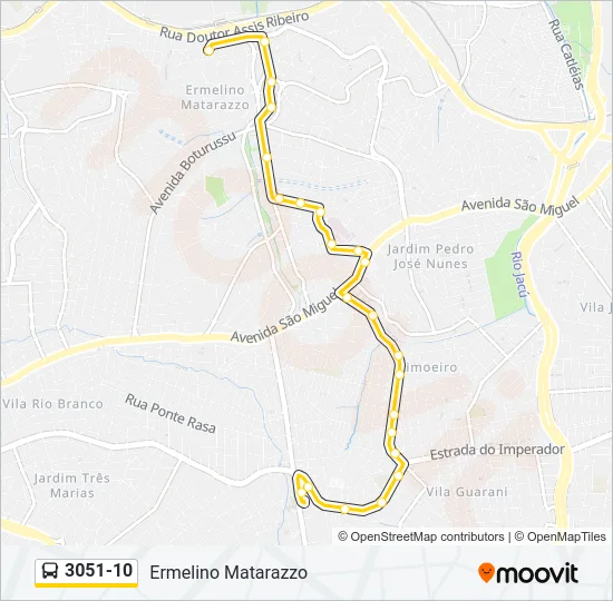 3051-10 Bus Line Map