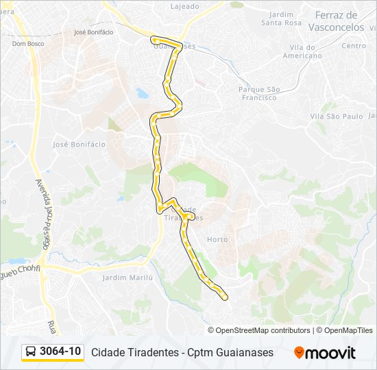 3064-10 bus Line Map