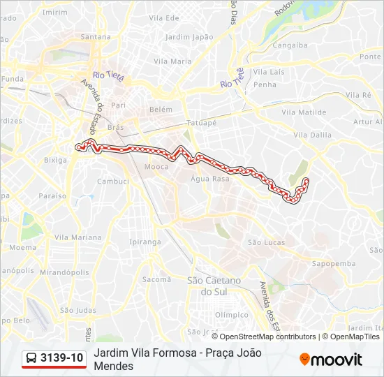 3139-10 Bus Line Map