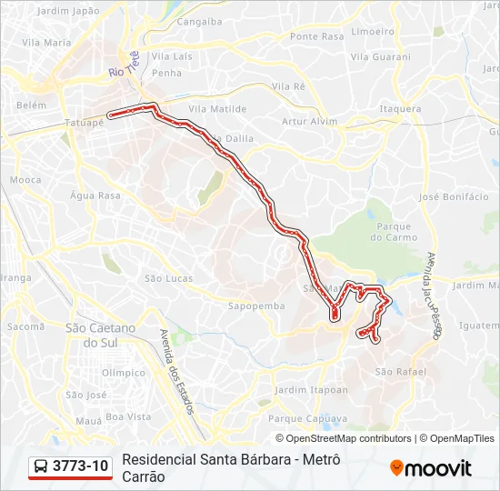 3773-10 Bus Line Map