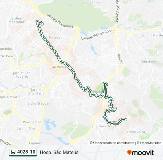 4028-10 Bus Line Map