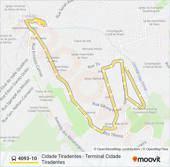 4093-10 Bus Line Map
