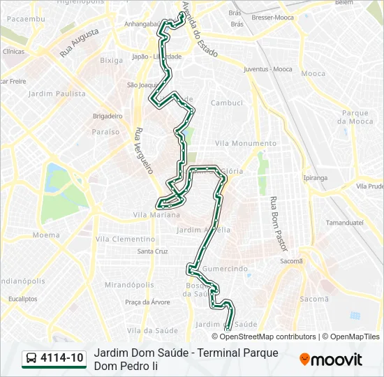 4114-10 Bus Line Map