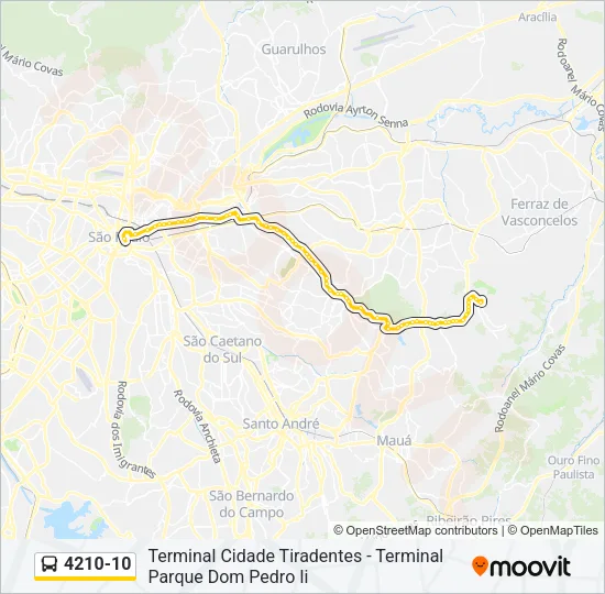 4210-10 Bus Line Map