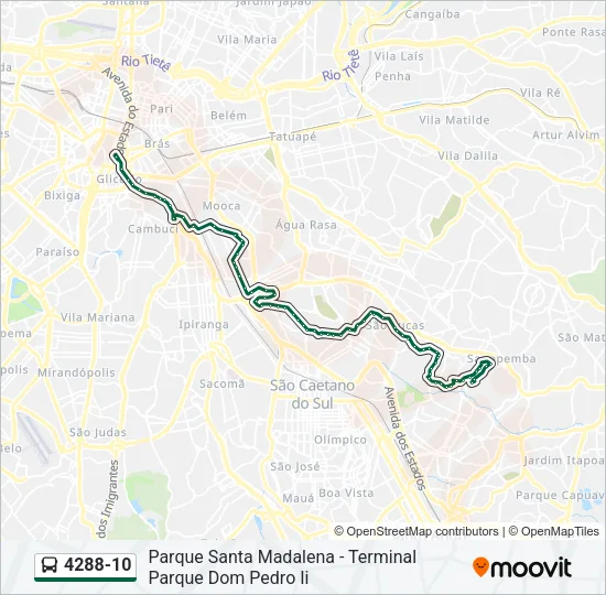 4288-10 Bus Line Map