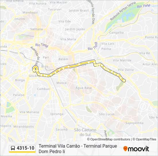 4315-10 Bus Line Map