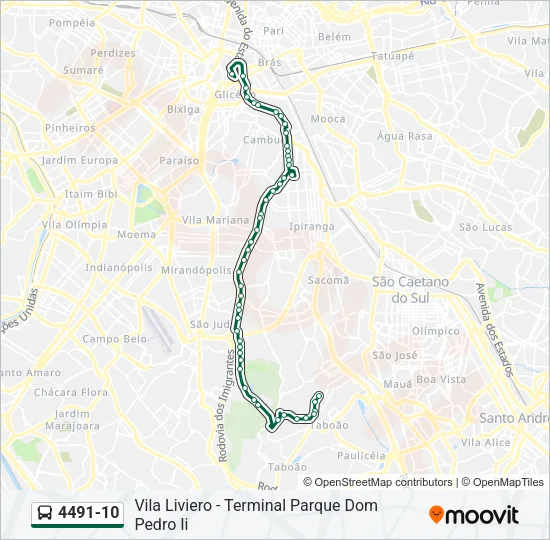 4491-10 Bus Line Map