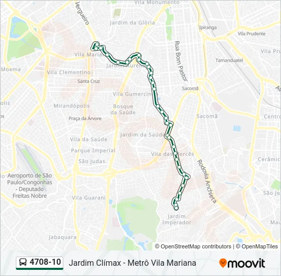 4708-10 Bus Line Map