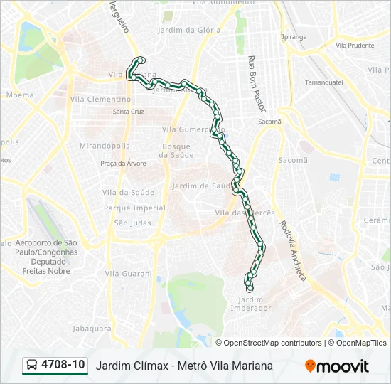 4708-10 Bus Line Map