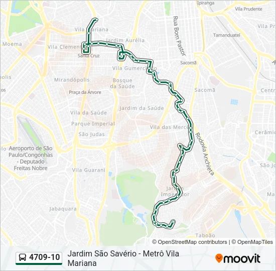 4709-10 Bus Line Map