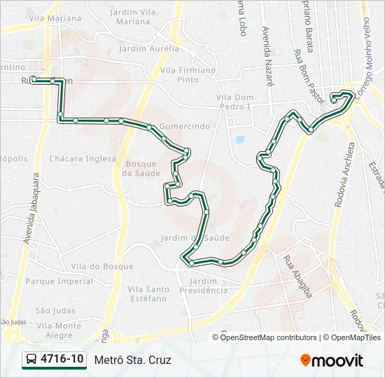 4716-10 Bus Line Map