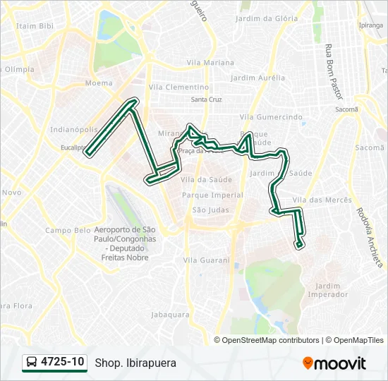 4725-10 Bus Line Map